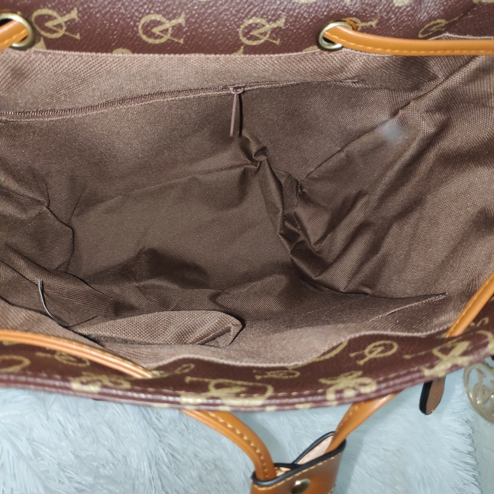 brown medium backpack - Picture 3 of 7